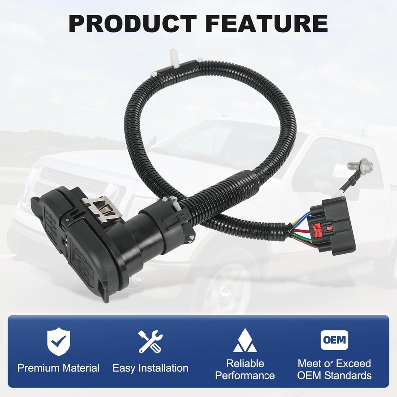 DICMIC Trailer Hitch Tow Wiring Connector Harness Kit Compatible with