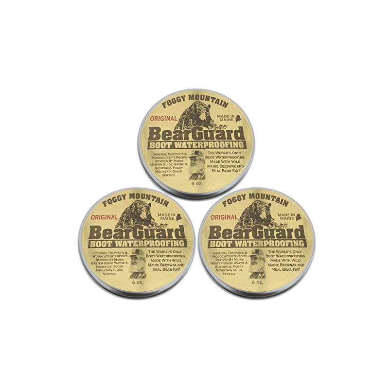 Foggy Mountain Boot and Leather Waterproofing - Beeswax and Bear