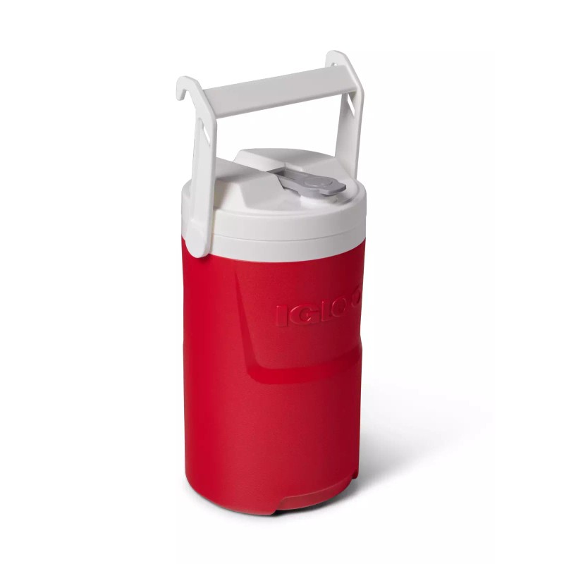 Igloo 1 Gallon Sports Beverage Jug with Hooks - Red