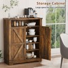 ALLSTAND 6-Tier Shoe Cabinet with Doors, Entryway Shoe Rack Wooden