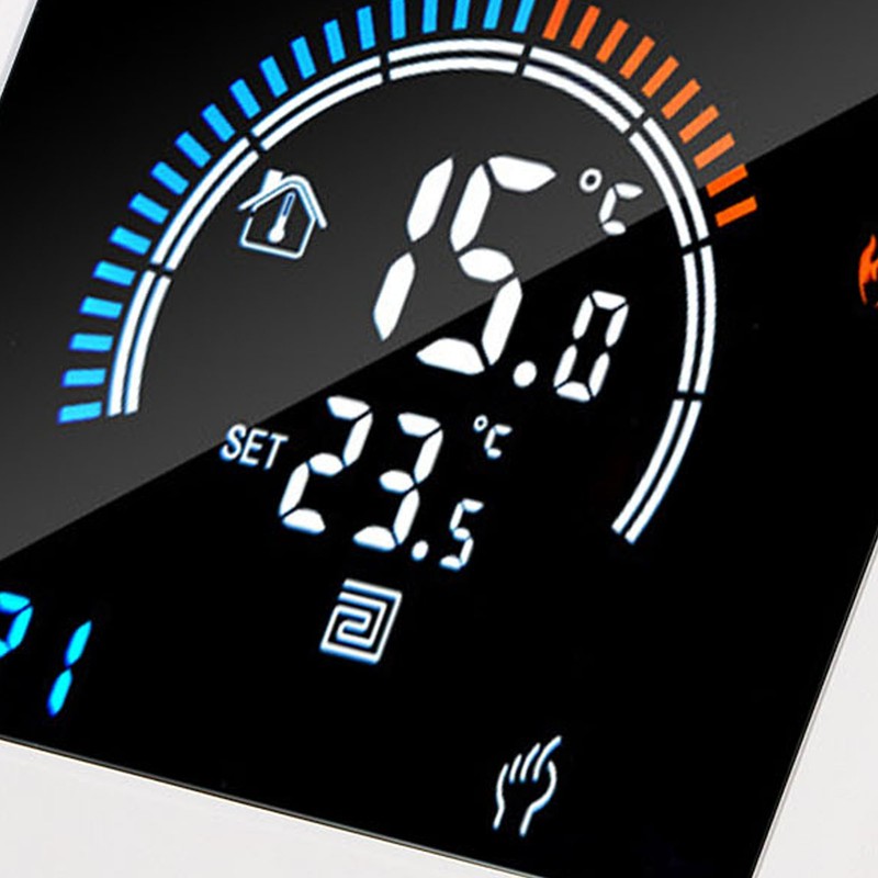 Programmable Smart Thermostat Electric Heating Smart Thermostat Digital LCD Display