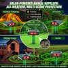 2025 Solar Nocturnal Animal Repeller Deer Repellent Outdoor with Red