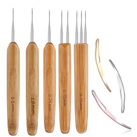 loc Crochet Needle, Dreadlock Crochet Hook Tool,8 PCS Dreadlock Crochet Hooks for Hair, loc Tools for Dreads