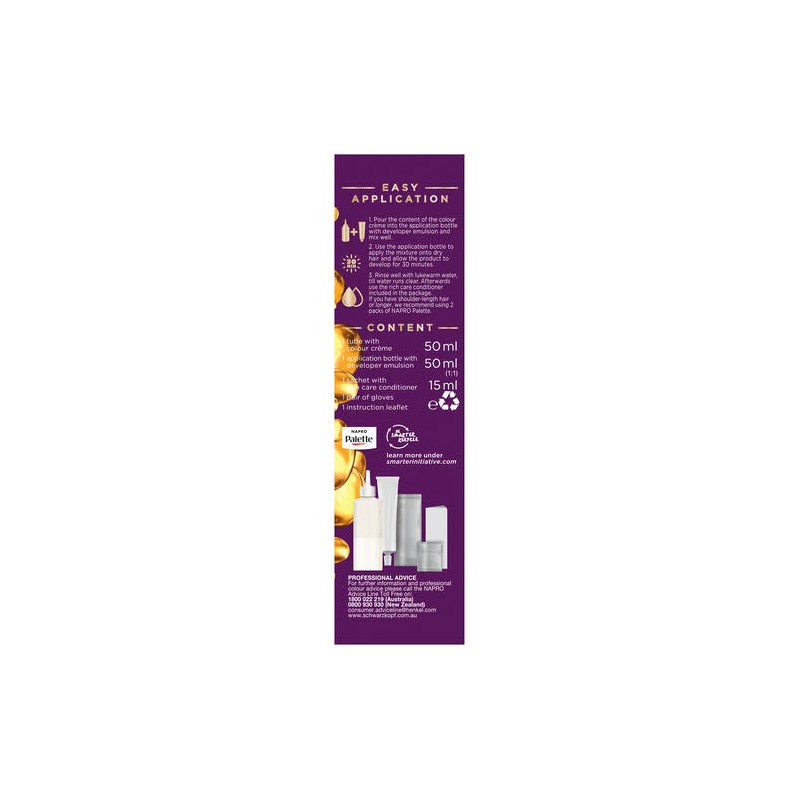 Napro Palette Permanent Hair Colour 4 - 88 Intensive Dark