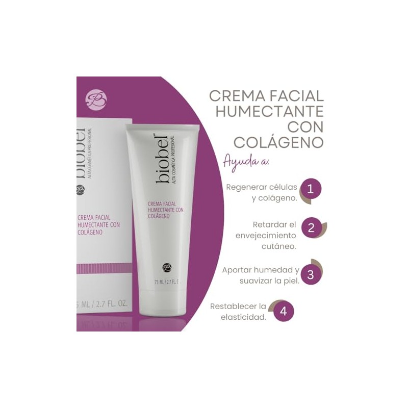 Biobel Crema Facial Humectante Con Colgeno 75ml
