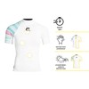 CRESSI Shield Lady Rash Guard Short/SL Black Yellow- Rash Guard