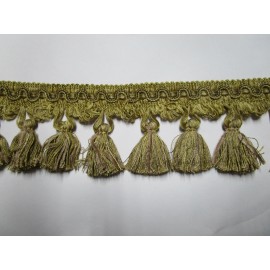 Unbranded 6 yards Tassel Fringe 3" GOLDEN-TAN/ECR
