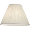 Beige Mushroom Pleated Large Empire Lamp Shade 7" Top x