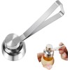 Egg Openers，304 Stainless Steel Egg Cutter Egg Cracker Tool Adjustable