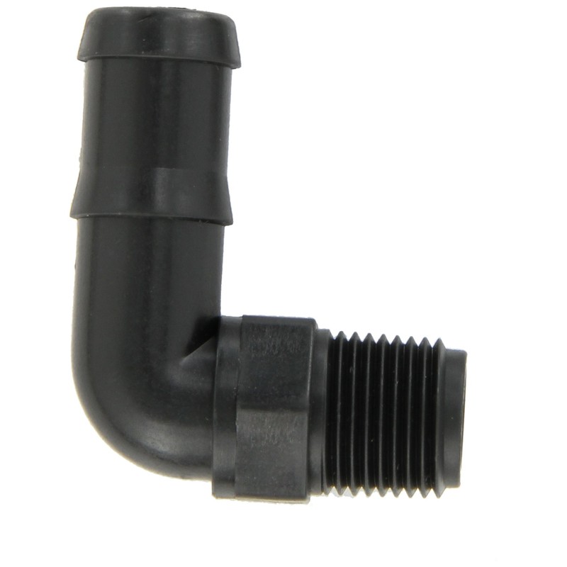 Banjo HB050/075-90 Polypropylene Hose Fitting, 90 Degree Elbow, 1/2" NPT