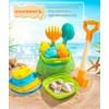 DUDUCOFU Collapsible Beach Sand Toys for Kids Toddlers, Collapsible Sand