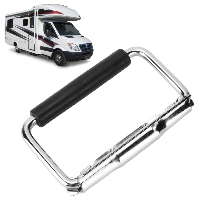 RV Door Handle Stainless Steel Fold Away Grab Handle RV