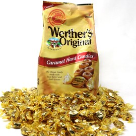 Original Caramel Candy 2 lb Bulk Pack - Delicious Caramel Hard Candies Individually Wrapped - Classic Rich Flavor for Werthers Lovers - Best Caramels for Parties, Candy Dishes, Office