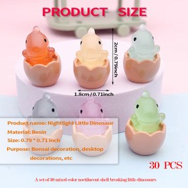 SUMECH 30 PCS Glow in The Dark Toys - Luminous Garden Statues - Transform Your Outdoor Space Glow in The Dark Gnomes, Mushrooms, and Tree Spirits for Patio, Yard, and Lawn Decor