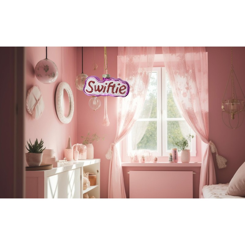 Swiftie Glass Ornament