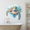 GRAZDesign Wall Sticker Turtle Bathroom Sticker North Sea Wall Sticker