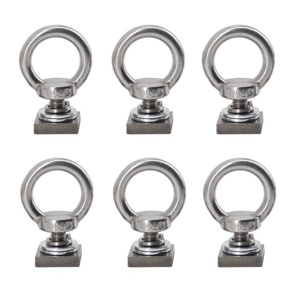 6 Sets M8 Roof Rack T Track Bolts Kits, 304