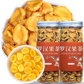 Wanhua Hall Luo Han Guo Dried Tea Premium Monk Fruit Natural Sweetener Siraitia Grosvenorii Tea 罗汉果芯 罗汉果茶 罗汉果 5.6oz/160g