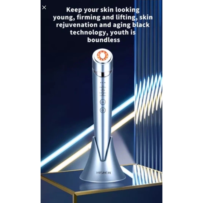 Mismon Radiofrecuencia Facial + Galvánica + Led Rejuvenece Arrugas