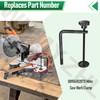 089041028711 Miter Saw Work Clamp Compatible with Ridgid Work Clamp