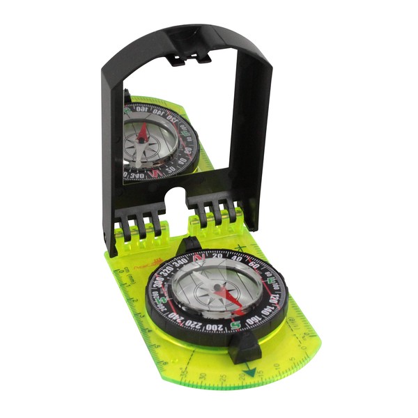 AceCamp 3109 Folding Map Compass with Mirror, Green