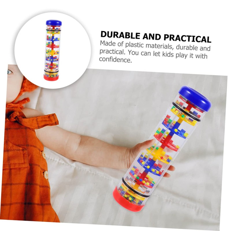 Kisangel 2pcs Rain Stick for Musical Educational Instrument Sensory Development