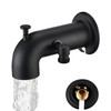 LOCALAND Tub Spout with Diverter, Bathtub Spout for Hand Shower,Matte