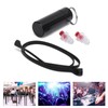 22x67mm Musician Ear Plug Red Noise Reduction Waterproof with Silica