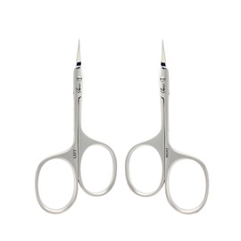 Professional ROUSE Cuticle Nail Scissors Curved Blades (Asymmetrical Scissors)