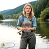QulayQualy Lightweight Fly Fishing Chest Pack, Multi-Compartment Small Fishing Tackle