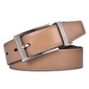 beltox fine Men Belt Genuine Leather with Anti-scratch Buckle Casual