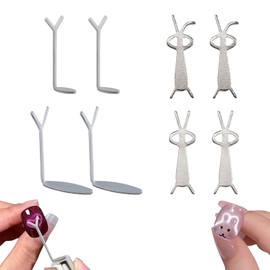 Pokmill Nail Magnets, 8 Piece Set, Y Shape, Rabbit Shape, Bear Shape, Heart Shaped Nail Effect, Cat Eye Nail Magnets, Cat Eye, Nail Art Tool, Easy Operation, Nail Styling Aid for Beginners in Salon