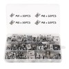 Pack of 100 Sheet Metal Nuts Car, U-Shaped Sheet Nuts,
