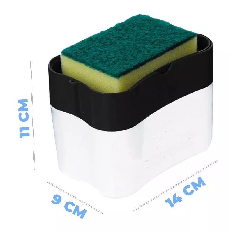 EGTMA Kit 3 Piezas Dispensadores De Jabón + Esponjas Para