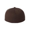 Flexfit Mens Premium Fitted Cap(6210)-Brown-S/M