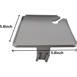 Camping Chair Side Table Compatible with Yeti Trailhead Camp Chair, Right-Side Mount Tray for Drinks, Snacks, Lightweight Outdoor Accessory