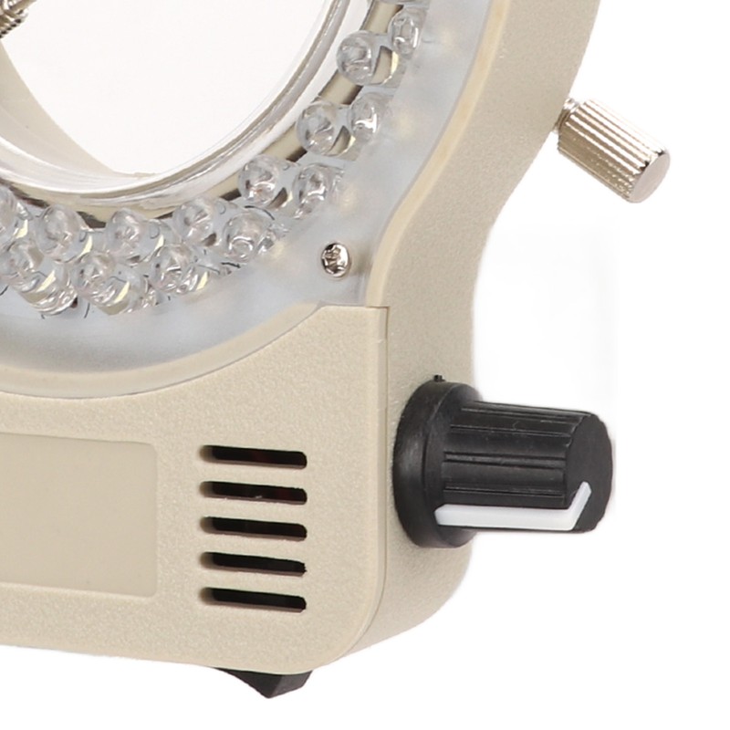 Microscope Illuminator Ring LED Light Source Adjustable Accessory 100‑240V