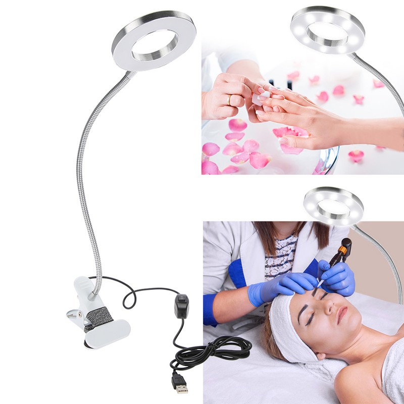 USB Makeup Tattoo LED Lamp Beauty Table Lamp with Clamp