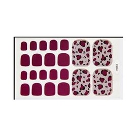 22Pcs Toe Nail Daisy Flowers Pink Laser Silver Pure Colors Nail Wraps Stickers H063 + Qy207 Nail Wraps Stickers Manicure Supplies for Women Nails Full Long Lasting Easy Apply and Remove