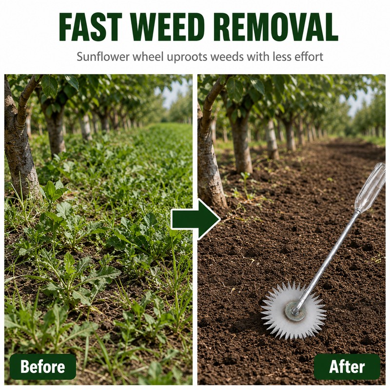 Manual Weed Remover Tool for Lawn Care – Stainless Steel