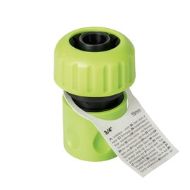 Cellfast Economic Quick Connector, Green, 3/4"