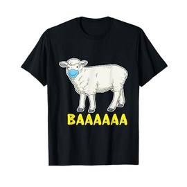 Sheep Wearing Face Mask - Masked Sheep T-Shirt