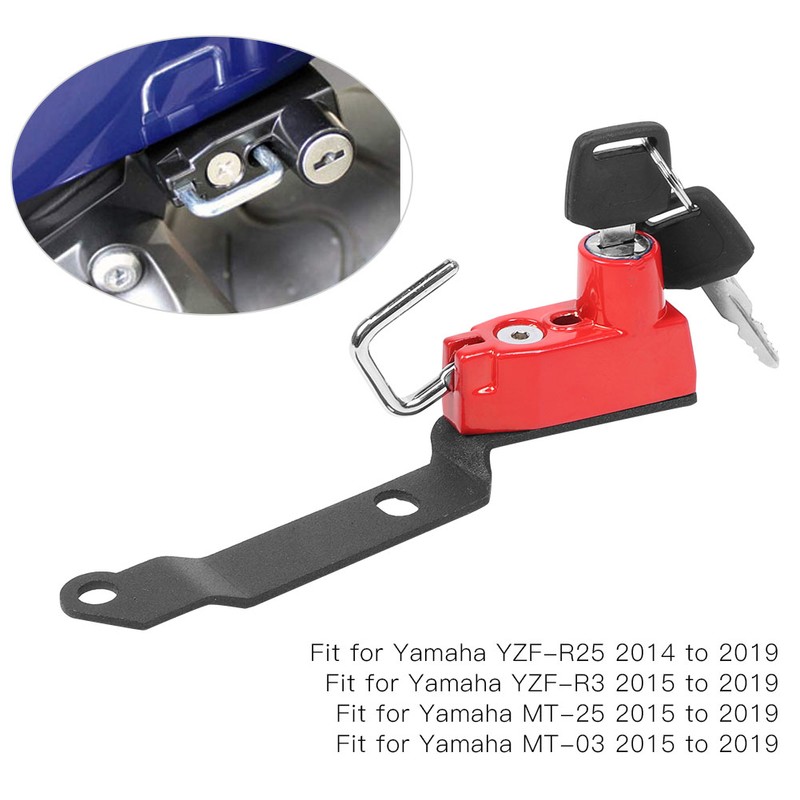 Aluminium Alloy Anti Theft Security Helmet Lock Fits for Yamaha
