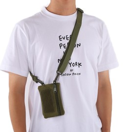 Fashion Waist Pack, Portable Travel Zipper Waist Bag Waterproof Outdoor EDC Molle Pouch Wallet for Camping Hiking Running Cycling(Green)