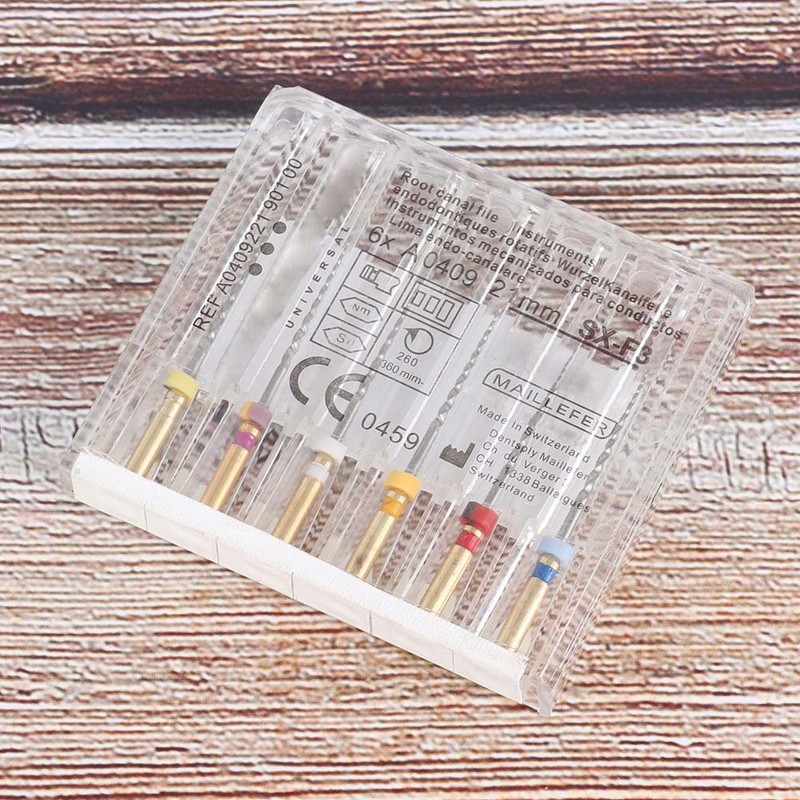 6Pcs Professional Dental Root Canal Niti File Endodontic Needles Dental