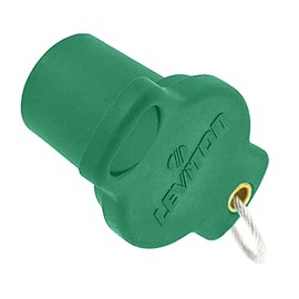 Leviton 16 Series Female - Protective Cap - Commercial Grade - Cam-Type Connector, 16P22-UG, Green
