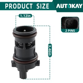 AUTOKAY ‎17310-SNA-A01 Vapor Canister Purge Solenoid Valve Fits for Honda Accord CRV Civic Crosstour Fit HR-V Odyssey Passport Pilot Ridgeline 2008-2024 for Acura ILX MDX NSX RDX RLX TLX 2013-2022