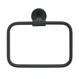 Swiss Madison Avallon Towel Ring in Matte Black