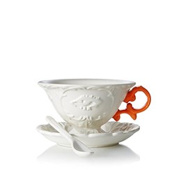 Seletti I-Wares - Tea Set White - Orange