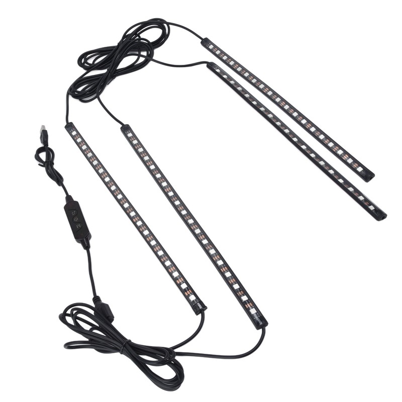 RGBW Music LED Car Interior Strip Light Music Car Interior